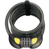 Замок ONGUARD Doberman GLO Кодовый на 4 цифры с LED-подсветкой. Спиральный трос 185см х 12мм, держатель на раму