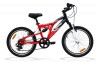 Велосипед 24 OPTIMABIKES MESSER AM2 DD St черно-красный